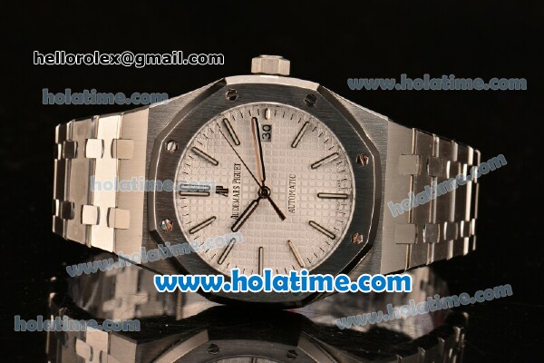Audemars Piguet Royal Oak Asia ST Automatic Stainless Steel Case with White Dial and Stick Markers - Click Image to Close